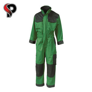 Tallas grandes Suministro de fábrica 100% Algodón poliéster Sarga OEM Primera seguridad laboral Ropa de trabajo general Overol DE SEGURIDAD Durable Cómodo - Product Image 3