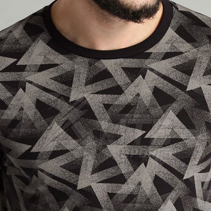 Camiseta de Hombre de Textura Suave, Sublimada, Manga Corta, Corte Regular, Poliéster/Algodón, Transpirable, Ecológica, para Actividades al Aire Libre - Product Image 5