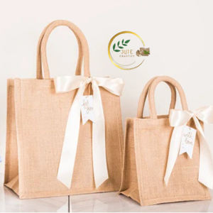 ถุงของขวัญปอกระเจาพร้อมด้ามจับคุณภาพกระเป๋าผ้าอเนกประสงค์สำหรับทุกวัตถุประสงค์ - Product Image 1