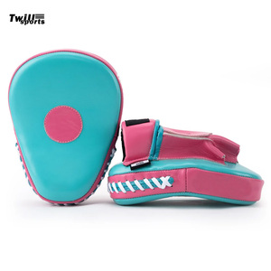 Thai Kick Training Mitt Five-Finger Leather Hand Target Fitness Focus Punch Pads Thickened <b>Dummy</b> for Martial Arts Boxing - Product Image 4