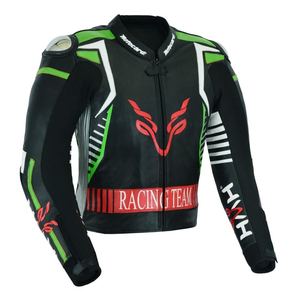 Costume de moto en cuir véritable de haute qualité pour la course automobile Vêtements en cuir de moto respirants - Product Image 2