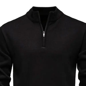 Meilleure vente Sweat-shirts en polaire d'hiver à demi-zip 100% coton Design personnalisé Pakistan Teint uni Respirant Écologique Vente en gros - Product Image 5