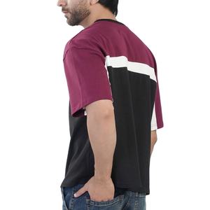 Summer 220 Gsm Cotton Blank Custom Color <b>Longline</b> Casual Wear Breathable Arrival Jersey <b>T</b>-<b>Shirt</b> Pattern Panel Design Plus Size - Product Image 6