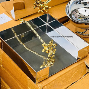 Porte-serviettes en feuille d'or portable porte-serviettes de table coulé Installation facile pour la décoration de table de mariage et de maison - Product Image 1