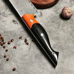 มีดเชฟเหล็กดามัสกัสดีไซน์ทันสมัยงานเย็บมือปรับแต่งได้ - Product Image 4