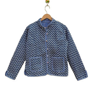 Patchwork matelassé vestes coton Floral Style bohème automne hiver veste manteau Streetwear Boho matelassé réversible veste - Product Image 1