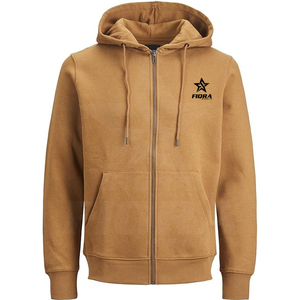 Streetwear OEM Nouveau Personnalisé 500gsm Sweat à Capuche Éponge Française Délavé au Soleil Lavage à l'Acide en Détresse Broderie recadrée avec Fermeture Éclair pour Hommes - Product Image 1