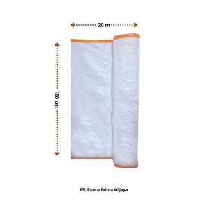 ม้วนถุงกระสอบสีขาว120ซม. x 20ม. พร้อมรายการด้านข้างสีส้มทนทานบรรจุภัณฑ์พลาสติกคุณภาพสูง - Product Image 1