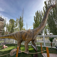 Modèle de dinosaure animatronique électrique grandeur nature avec construction métallique pour parcs à thème et centres commerciaux