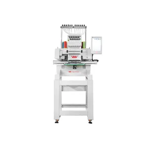 VMA new design single head with thread lock system with 12/15 making t shirt sewing machine for embroidery