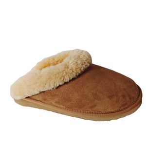 Zapatillas uggs para mujer, Zapatillas de casa de piel de oveja australiana real, zapatillas de Interior de piel de oveja al por mayor de fábrica - Product Image 2