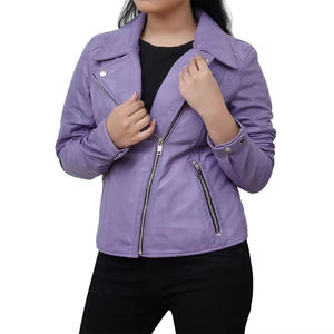 Chaqueta de cuero para mujer, transpirable, antiarrugas, impermeable, ecológica, de primera calidad, chaqueta ligera para mujer - Product Image 6