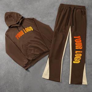 Dernier modèle de survêtements évasés confortables pour hommes, vêtements de rue de qualité supérieure, ensemble évasé chaud et lourd - Product Image 1