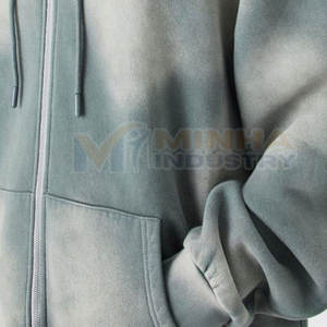 Sweat à capuche oversize décontracté avec fermeture éclair, personnalisable, tendance, doux, confortable, coupe ample - Product Image 5