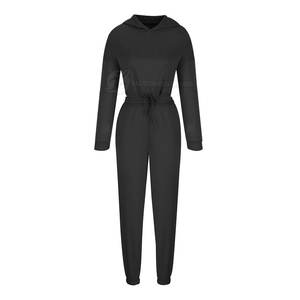 Survêtements courts grande taille XL personnalisés pour femmes, hauts courts et longs avec col à capuche, meilleures ventes - Product Image 1