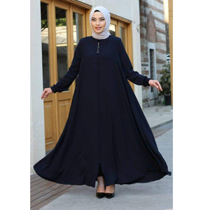 Hot Selling Abaya Women Muslim Dress Vintage Elegant Abaya Women Muslim Dress Cotton Seamless Made of Polyester <b>Ladies</b> Abaya - Product Image 6