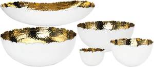 Ensaladera de alta tendencia con bordes ásperos al precio más barato y nominal Platos de aluminio para servir más duraderos a la venta - Product Image 6