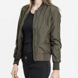 Chaqueta Bomber de Alta Calidad para Mujer, con Cierre, Estilo Piloto, Informal, 100% Poliéster, Logotipo Personalizado, Chaquetas Ligeras - Product Image 1