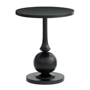 Mesas auxiliares decorativas con recubrimiento de polvo negro para el hogar, decoración para sala de estar, nuevo diseño, mesas auxiliares modernas de lujo, superventas - Product Image 1