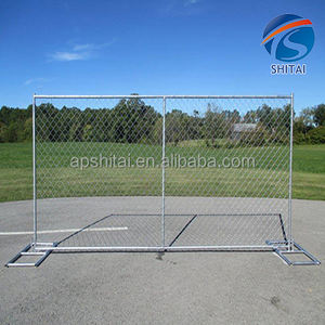 Clôture temporaire pour extérieur Clôture galvanisée à maillons de chaîne Clôture à maillons de chaîne soudés au diamant pour parking - Product Image 3