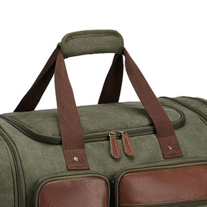 Sac de voyage en cuir fait main personnalisé de qualité supérieure, nouveau design, pour le sport et les voyages en plein air, avec doublure en polyester, vente en gros d'usine - Product Image 5