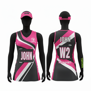 Camiseta de Netball para Mujer, 150 GSM, Malla de Poliéster de Alto Rendimiento, Negra con Paneles Laterales Amarillos y Blancos, Sublimación, Nombre y Número Personalizados - Product Image 5