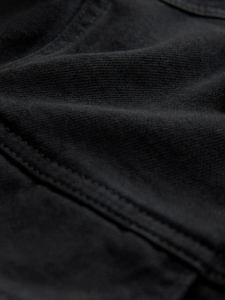 High Demand Quick Dry Black Women's Fuller Bust Fitted Denim Jacket Button <b>Fastening</b> Designed For Women For All Seasons Comfort - Product Image 4