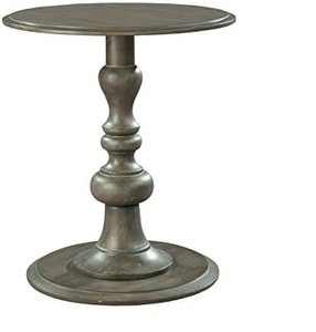 Mesa Auxiliar Moderna de Aluminio Hecha a Mano con Acabado Plateado - Product Image 1