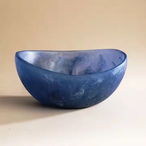 งานฝีมือรูปพระจันทร์เสี้ยวชามเรซินทันสมัยทันสมัยบ้านเก๋ไก๋งานฝีมือรูปพระจันทร์เสี้ยว - Product Image 3