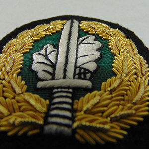 Badge de blazer brodé en fil de bullion, élégant, pour club scolaire, fil d'or, badge de blazer en fil de bullion, accessoire élégant pour veste - Product Image 4