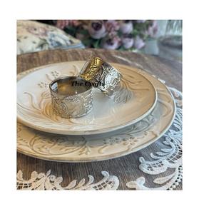 Anillo para Servilletas de Aluminio con Forma de Cubiertos, Color Dorado, Calidad Deluxe, para Hogar, Hotel, Restaurante, Vajilla - Product Image 5