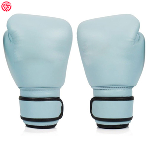 Gants de boxe en cuir de bonne qualité avec logo personnalisé pour la boxe gants de boxe respirants en cuir véritable de grande taille - Product Image 5