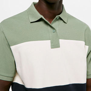 Polos transpirables para hombre para el verano Camisetas Polo de manga corta de mezcla de algodón de alta calidad con diseño personalizado hecho a medida - Product Image 6