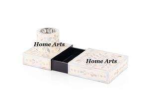 Leather Brown Color Incense Burner Set With Tray And <b>Storage</b> <b>Box</b> Deluxe Quality Incense Bakhoor Burner In India - Product Image 6