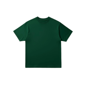 Camiseta Corta de Jersey de Algodón Orgánico Verde Pino 220 GSM - Ecológica - Product Image 3