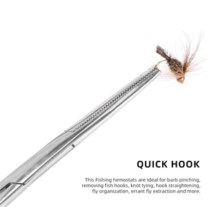 Pinces de pêche de qualité chirurgicale Finition Pinces de verrouillage polonaises Pinces de pêche droites en acier allemand Taille 6.3 pouces - Product Image 3