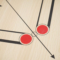 Çocuk için 2023 en çok satan son tasarım ahşap carrom kurulu/fabrika tedarikçisi ahşap Carrom kurulu oyunu