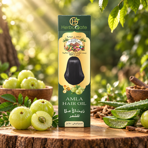 Aceite Capilar Herbal de Amla, Aceite Natural para el Cuidado del Cabello, Fórmula Ligera, Nutritiva, Masajea el Cuero Cabelludo, Deja el Cabello Suave, Producto de Belleza OEM - Product Image 5
