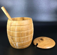 Cucharón para Miel de Madera de Acacia Ecológico y Personalizable - Diseño Clásico Moderno y Duradero, Solo Lavar a Mano, Alta Calidad Natural