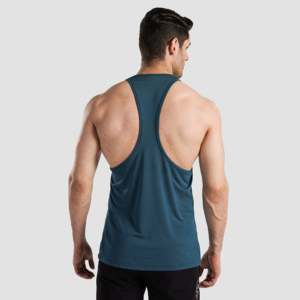 เสื้อกล้ามเทรลสีเขียวอมฟ้าสำหรับผู้ชาย - Product Image 3