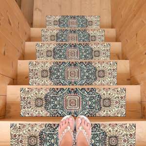 Alfombra Estampada: Alfombra Kilim Step, Alfombra Turca, Alfombra Vintage Step - Product Image 3