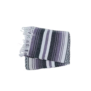 Usine indienne Offre Spéciale Premium Grande couverture Falsa lourde tissée à la main Couverture mexicaine tricotée - Product Image 3