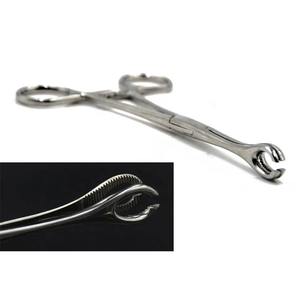 Venta al por mayor precio barato Mini Forester Allis fórceps ranurado cuerpo Piercing herramientas Piercing fórceps de alta calidad - Product Image 3