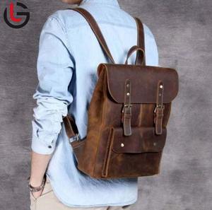 กระเป๋าเป้ผ้าใบเคลือบแว็กซ์อเนกประสงค์พร้อมดีไซน์แบบมินิมอลสำหรับผู้ชายผู้หญิงหรือวัยรุ่น - Product Image 6