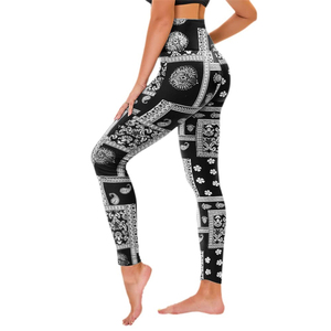 <b>Women</b> Casual Warm Sublimation Print Yoga <b>Leggings</b> Gym Fashion Slim Elastic Waist Animal Print <b>Waterproof</b> Breathable - Product Image 3