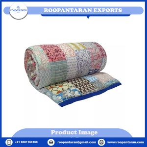 Mới Đến Trực Tiếp Nhà Sản Xuất Ấn Độ Tay Khối In Chắp Vá Nữ Hoàng Kích Thước Cotton Hữu Cơ Thân Thiện Với Môi <span class=keywords><strong>Quilt</strong></span> Cho Bán Buôn - Product Image 2