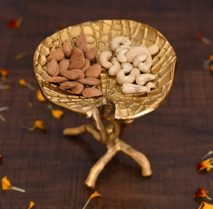 Decorative butterfly <b>Bowl</b> <b>Stainless</b> <b>Steel</b> and Brass Base <b>Bowl</b> for Weddings Hotels Decor - Product Image 5