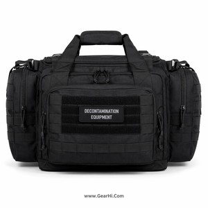 Sac de transport robuste en nylon Cordura 1000D pour équipement de décontamination, kit de neutralisation chimique et station de douche de terrain - Product Image 1
