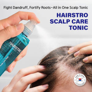 Tónico Capilar Coreano HAIRSTRO 150ml Hecho en Corea con Prevención de la Caída del Cabello y Anticaspa, Nutritivo y Refrescante - Product Image 2