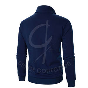 T-shirts de polo de golf à demi-fermetures à glissière avec conception personnalisée T-shirt de polo à manches longues à col rabattu pour hommes - Product Image 3